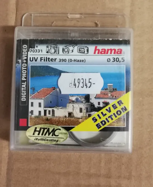 Hama 70331 UV Filter UV-390 (O-Haze)  filtre ultraviolet - 30,5 mm neuf