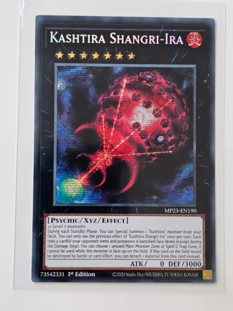 Yu-Gi-Oh! - Kashtira Shangri-Ira - MP23-EN190 - Prismatic Secret Rare - 1st Ed