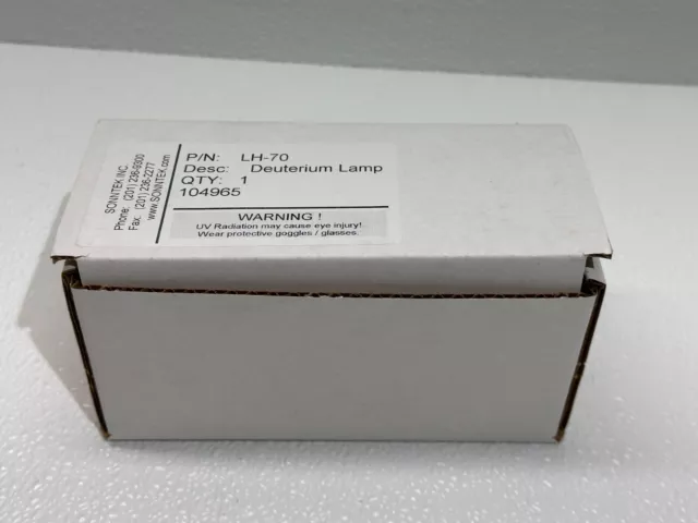 Sonntek LH-75 Deuterium Lamp Ultraviolet UV Light
