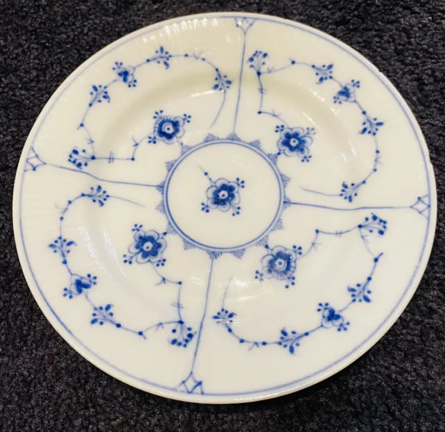 Royal Copenhagen Blue Fluted Plain Side Plate No 181 Chipped