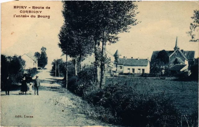 CPA EPIRY - Route de CORBIGNY l'entrée du Bourg (518429)