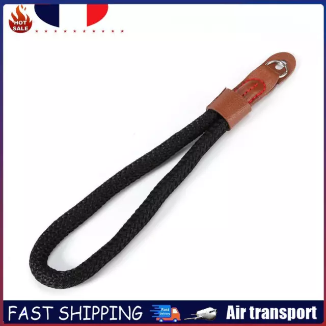 Nylon Rope Wrist Strap Wrist Band Lanyard for Leica Digital Camera (Black) FR