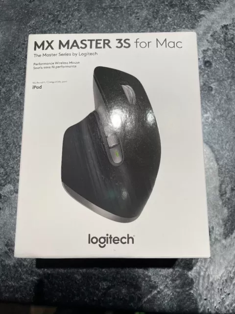 Logitech - MX Master 3S for Mac Bluetooth Laser Mouse with Ultrafast Scrollin...