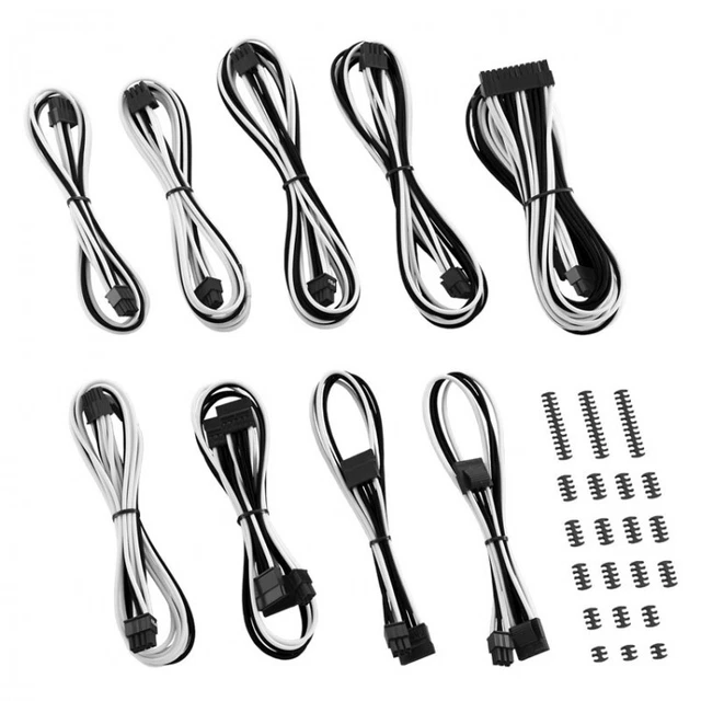 CableMod Classic ModMesh C-Series Kit cavi Corsair RMi & RMx - Bianco/Nero