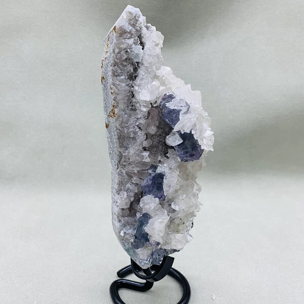 508g Natural Green fluorite Quartz Crystal Cluster mineral specimens healing+sta