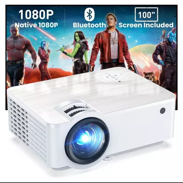 Groview T6 Projector 1080p Full HD