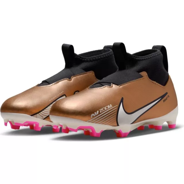 NIKE Jr. Zoom Superfly 9 Academy FG/MG metallic copper [DR6044-810] Gr. 36