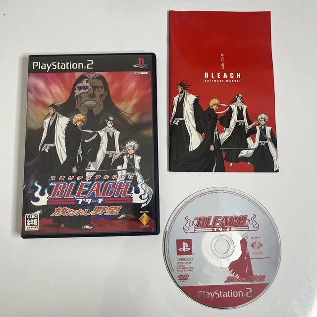 Bleach Hanatareshi Yabou  Sony PlayStation PS2 NTSC-J JAPAN Game Complete
