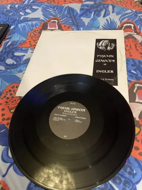 V Rare 12” Vinyl Ingler Reboot System Acid, Gabber, Hardcore