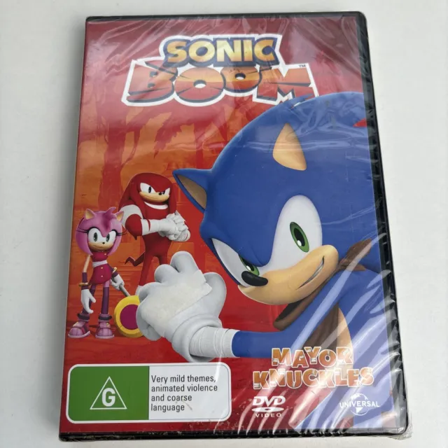 Sonic Boom Season 1 Volume 3 DVD Mayor Knuckles Sonic The Hedgehog Region 4