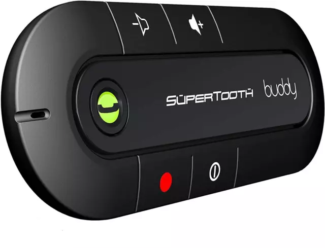 Supertooth Kit Buddy Vivavoce Bluetooth per Auto, Nero