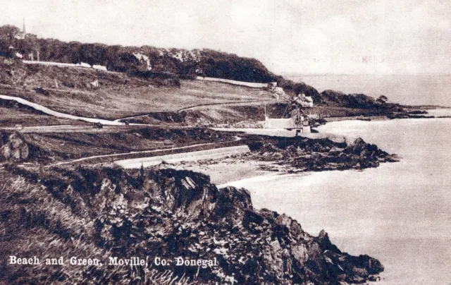 MOVILLE - Beach And Green Postcard - County Donegal - Ireland