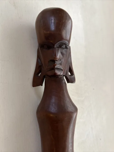 Carved African Tribal Art - Staff / Totem /Cane / Walking Stick