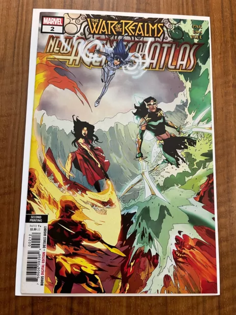 War of the Realms New Agents of Atlas #2, Rare 2nd Print 1st Sword Master, FN+