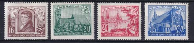 Allemagne DDR 1953 Le 700e anniversaire de Francfort AM Oder MH