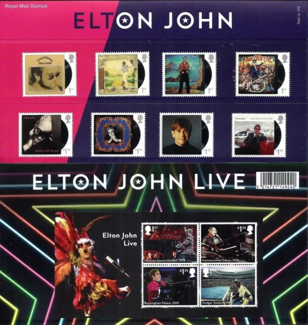 Royal Mail Presentation Pack 2019 NO 575 ELTON JOHN