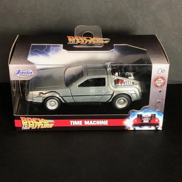 Collection Voiture Die Cast Hot Wheels Die Cast Modèle De Lorean 1955 Version De Rails De Retour à L'avenir Échelle 1:64 7cm Premium Real Riders Back To The Future
