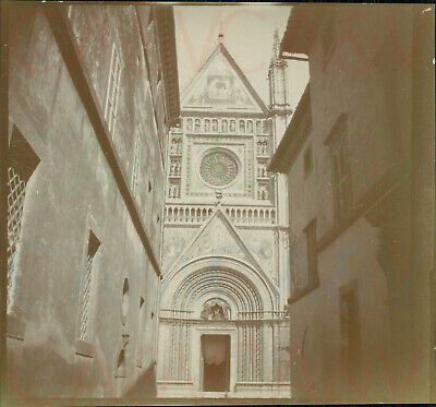 April 1901 Italy Umbria Duomo di Orvieto Cathedral Fr Via Lorenzo 3.5" Orig