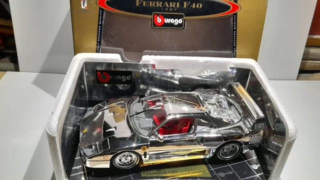 Ferrari F40 Rouge Burago 1/18 Endommagé - Collection