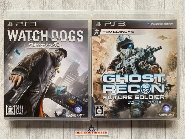 SONY PlayStation 3 PS3 Watch Dogs & Ghost Recon Future Soldier set from Japan