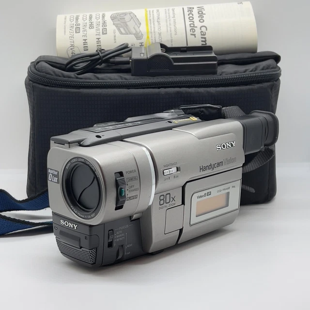 SONY HANDYCAM CCDTRV48E 80x Zoom Video8 XR Camera Camcorder, Charger & Extras £129.95 PicClick UK