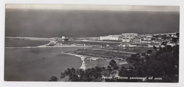 MA PU 11 Pesaro visione panoramica 8,5X20 viaggiata 1956