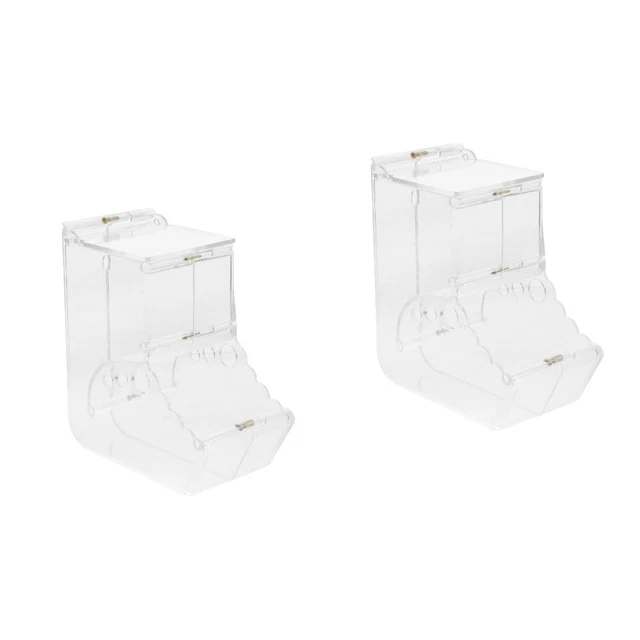 2pcs animal de compagnie en acrylique Bunny Automatic Water Bowl Household Rat