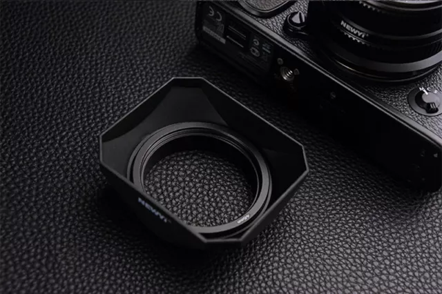 40.5MM Universal Square Lens Hood for DSLR Mirrorless Camera Lens Camcorder DV