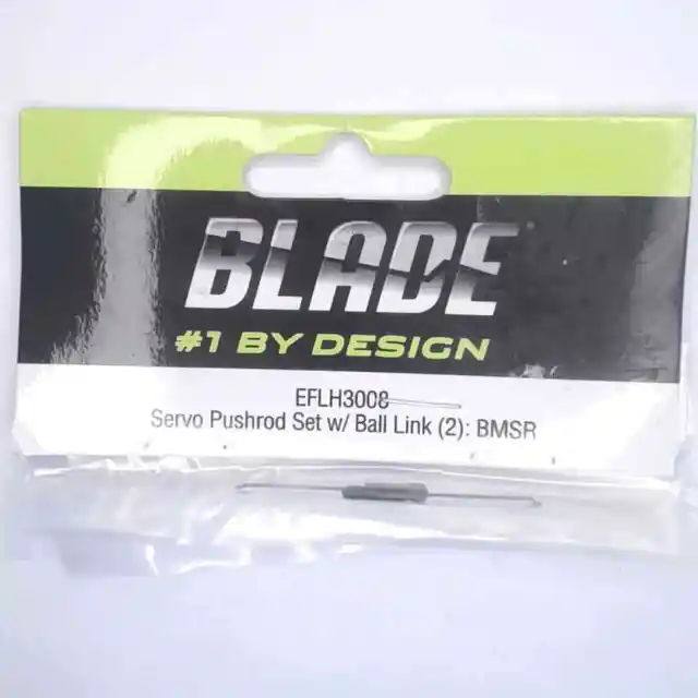 Blade RC Parts by E-Flite: Servo Pushrod Set with/Ball Link (2): BMSR