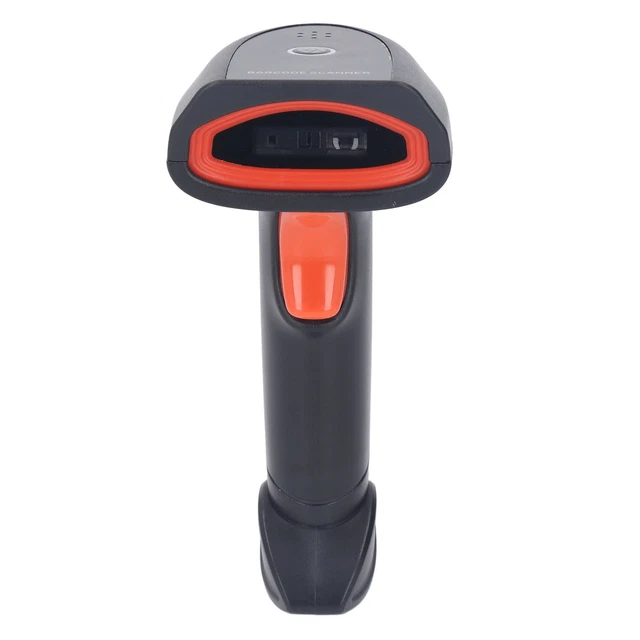 1D BARCODE SCANNER 2.4G Wireless Red Light Barcode Reader Red Light CCD ...