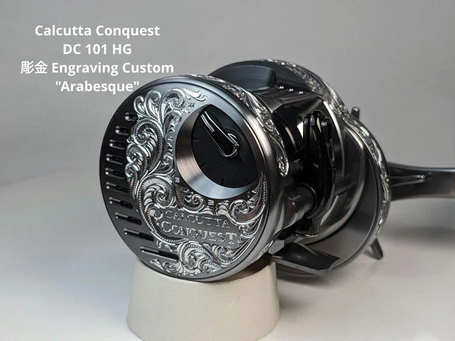 SHIMANO ENGRAVING CALCUTTA Conquest DC101 HG Baitcast Reel