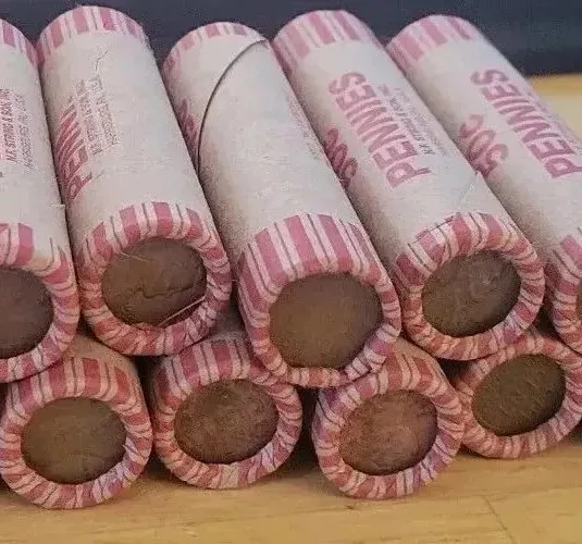 1909-1958 Wheat Penny Rolls.   UNSEARCHED AUCTION FIND.