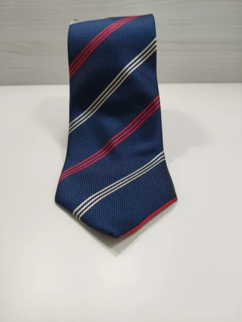 Cravatta "Byron Roma Piazza Di Spagna" Nuova 100% Seta Tie Silk  Made In Italy