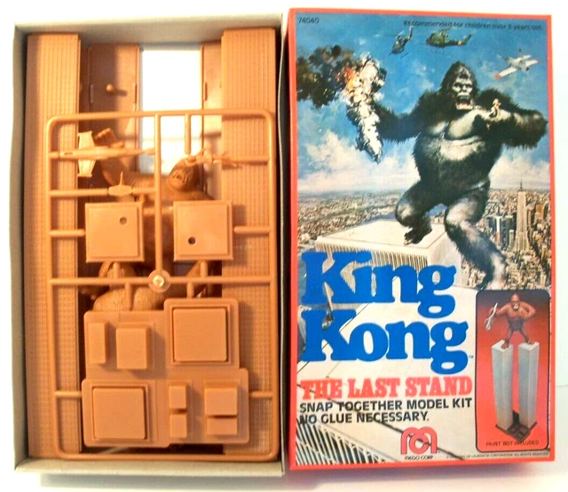 VINTAGE KING KONG Figure Model Kit with Box 1976 MEGO Complete Never