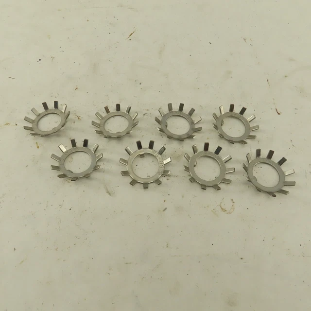 Whittet-Higgins WS-03 Stainless Steel Bearing Lock Washer 0.679 ID Lot Of 8