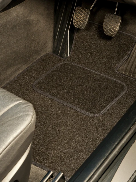 thumbnail image 2 of Black Nylon Floor Mats For 2009-2020 Nissan 370Z - Direct Fit With Emblems - Set Of 2 2 of 6