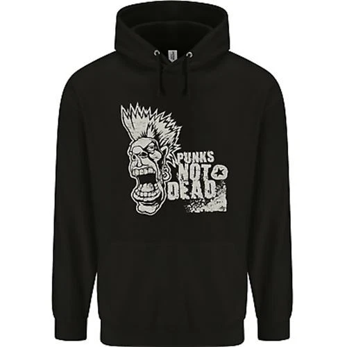 Punks Not Dead Punk Rock Music Childrens Kids Hoodie