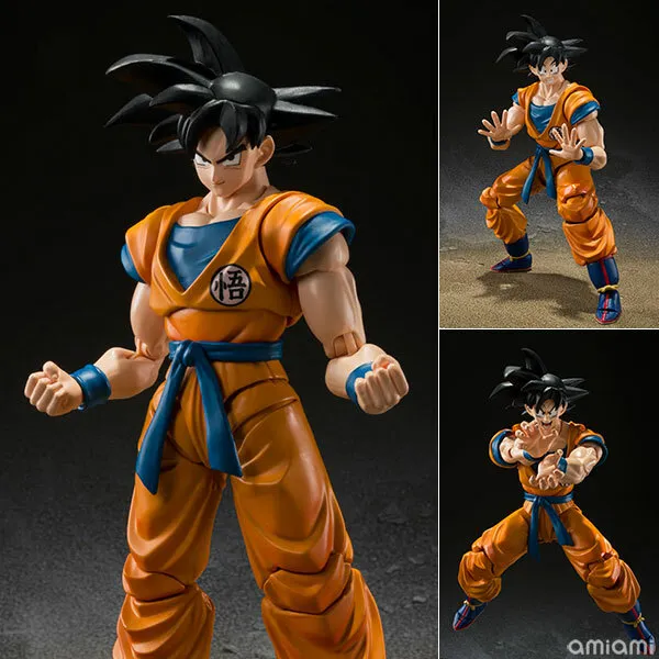 HOT S.H.Figuarts Son Goku Saiyan Raised On Earth Dragon Ball Z Action Figure new