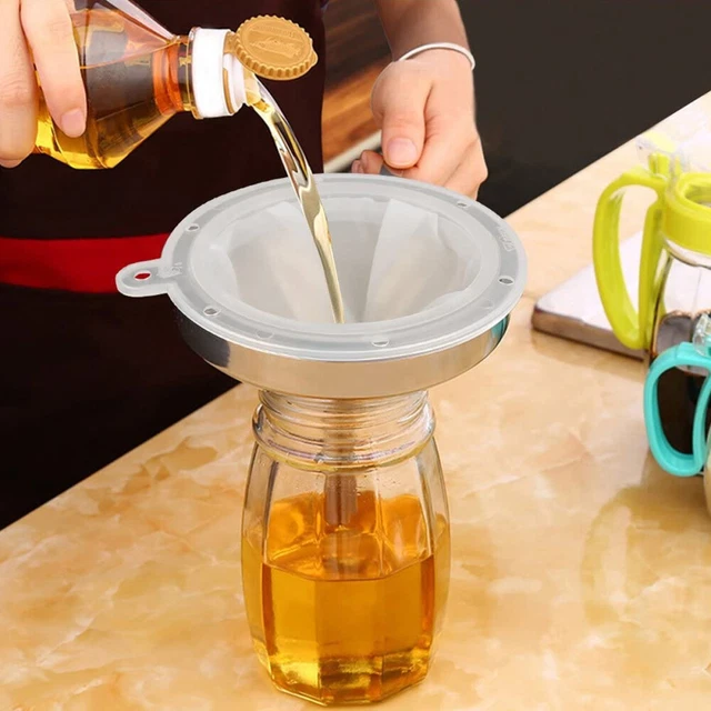 Filtri Olio Vaso Rete Per Trasferimento Liquidi Piccola Cucina Imbuto Vino