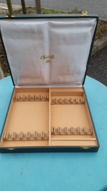 coffret / boite / écrin vide CHRISTOFLE pour louche à crème