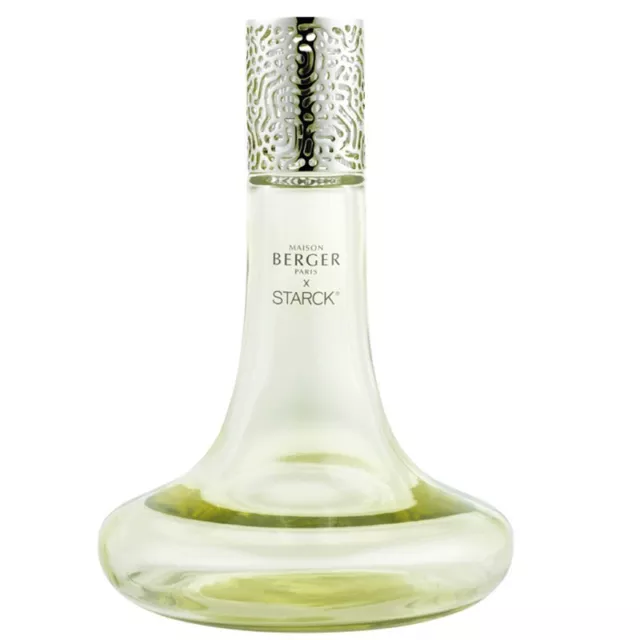 Cofanetto Lampe Berger X Starck Verde Con Ricarica Peau D'ailleurs