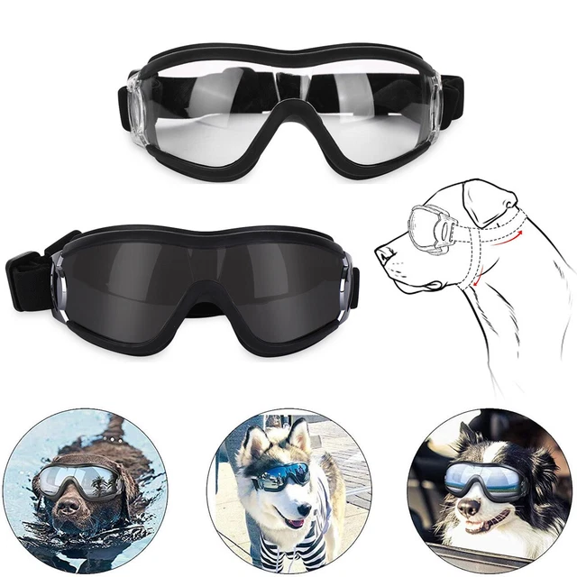 Gafas de sol ajustables para vestir aseo gafas para perro gafas protección para ojos de mascota