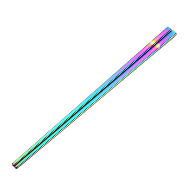Palillos de cocina para sushi de acero inoxidable reutilizables para el hogar
