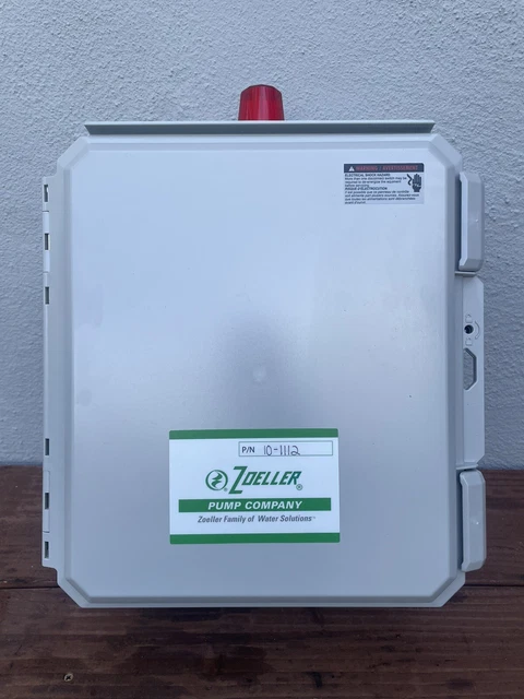 Zoeller 10-1112 Electrical Alternator Duplex Control Panel 3 Phase NEMA 4X