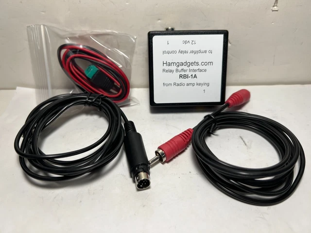 RCA Amplificatore Relè Cavo Chiave 8 Pin Mini Din per Yaesu Radio HF FT