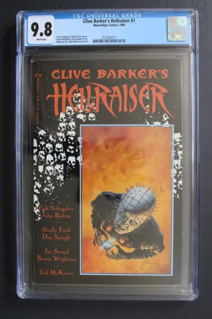 CLIVE BARKERS HELLRAISER 1 Bolton WRIGHTSON Reboot Film 1989 1st PINHEAD CGC 9.8