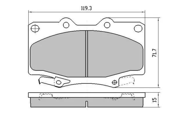 EBC YELLOW STUFF FRONT BRAKE PADS for Toyota Landcruiser 80 Series 1/1990 on