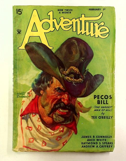 ADVENTURE PULP/MAGAZINE FEB 1 1935 Vol. 91 #1 GD/VG 3.0 £59.46 ...