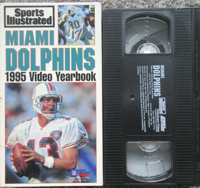 VINTAGE 1995 SPORTS Illustrated Miami Dolphins Yearbook Vhs Video Tape