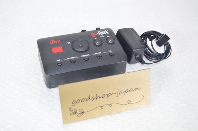 DBX GO RACK Compresseur EQ Suppresseur de feedback testé avec ...
